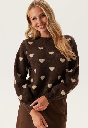 Awheart Ls O-neck Knit