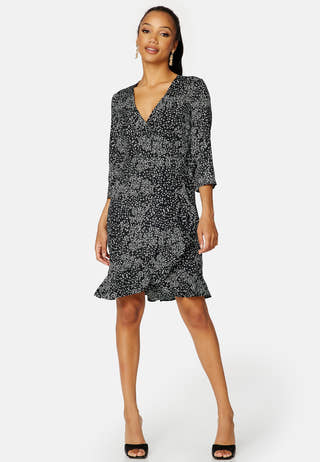 Henna 3/4 Wrap Dress