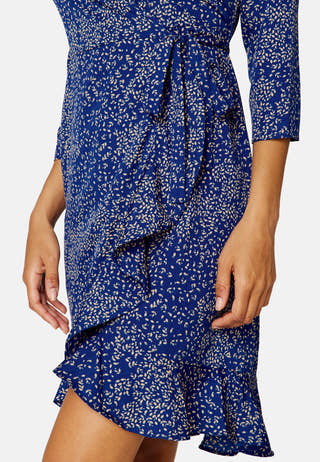 Henna 3/4 Wrap Dress