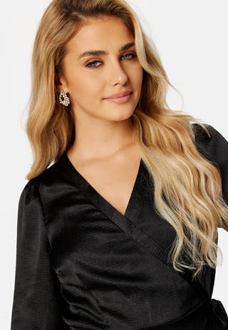 Sabi LS Wrap Dress