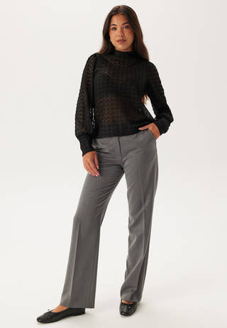 Vmbecca Ls High Neck Lace Top