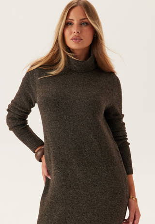 Vmboom Ls Rollneck Dress