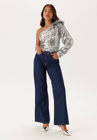 Vmefi One Shoulder Ls Top