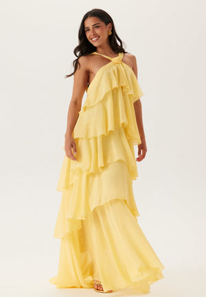 Vmfelicia Sl Ruffle Maxi Dress