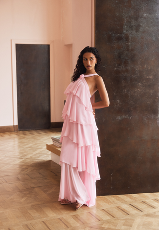 Vmfelicia Sl Ruffle Maxi Dress