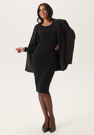 Vmgizelle Ls O-neck Blk Dress