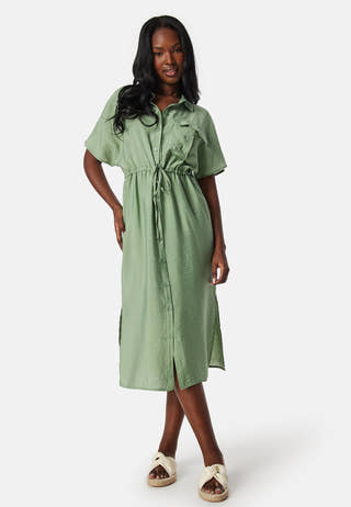 Vmiris S/S shirt calf dress
