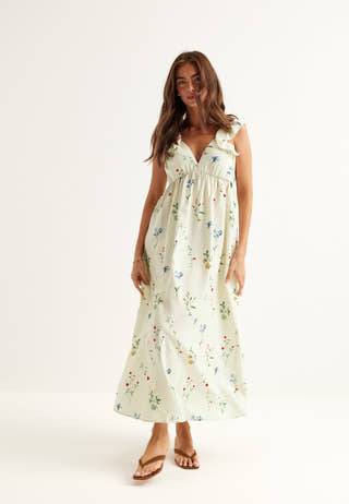Vmjosie Sl Ankle Frill Dress