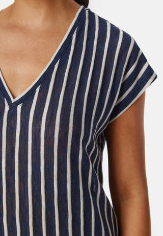 Vmlana Ss V-neck Calf Dress Jrs