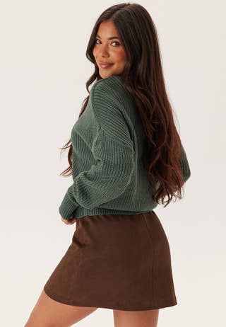 Vmlea LS V-Neck Cuff Cardigan