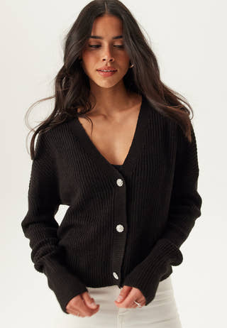Vmlealight Ls V-neck Jewel Cardigan