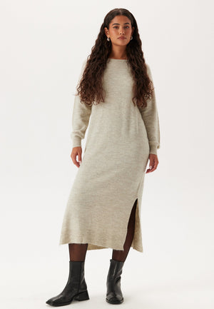 Vmlefile Ls Boatneck Calf Dress