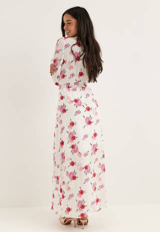 Vmlisa Ls V-neck Long Dress