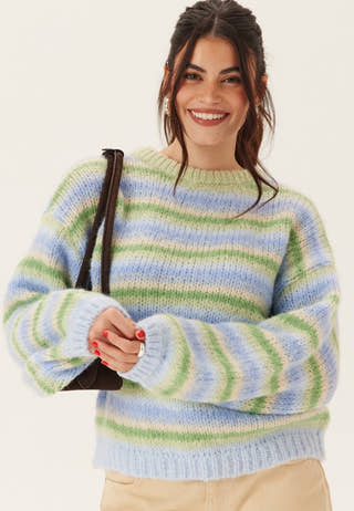 Vmmaybe Stripe Ls O-neck Pullover