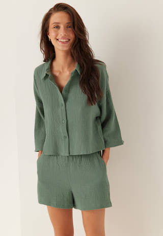 Vmnatali Crop Shirt