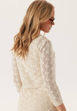 Vmnewverena 3/4 V-NECK CARDIGA