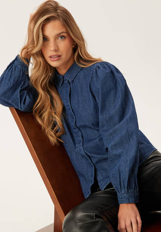 Vmnily Ls Dnm Shirt