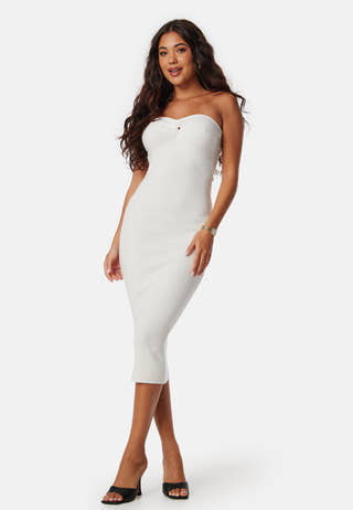 Vmsayaka tube calf knit dress