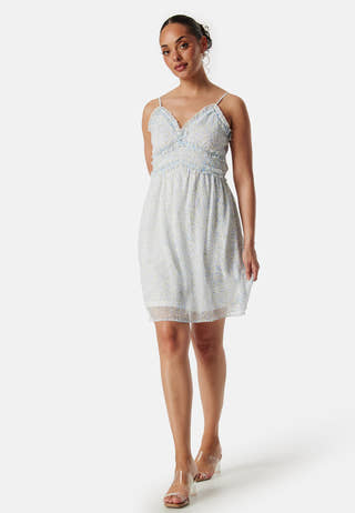 Vmsmilla singlet V frill dress