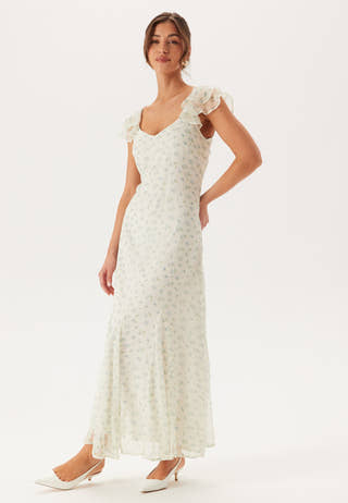 Vmsmilla S/L ANKLE FRILL DRESS