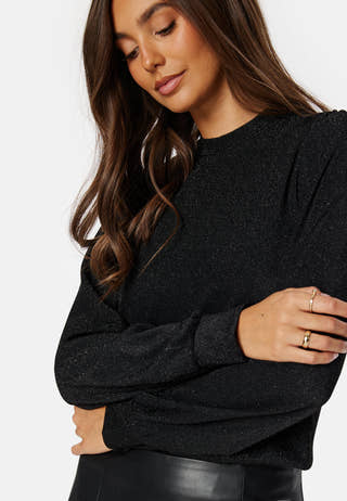 Augustina L/S Glitter Top