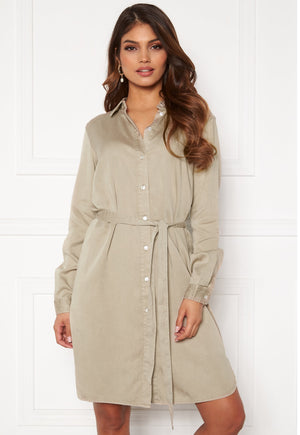 Bista Denim Belt Dress