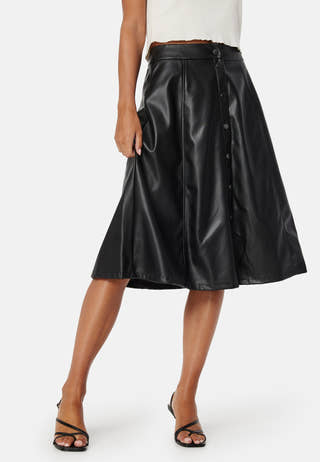 Brown HW Coated Skirt