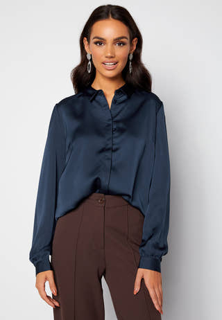 Ellette Satin L/S Shirt