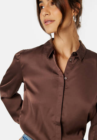 Ellette Satin L/S Shirt