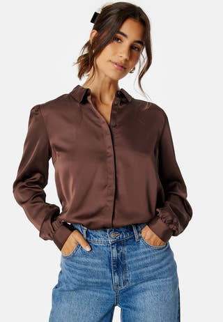 Ellette Satin L/S Shirt