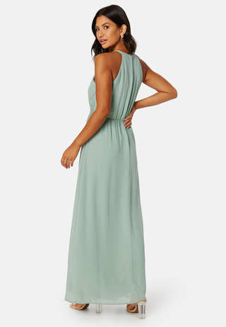 Milina Halterneck Maxi Dress