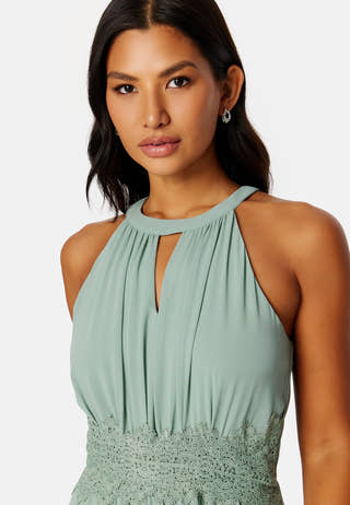 Milina Halterneck Maxi Dress