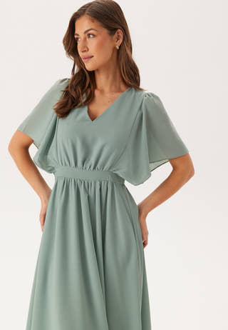 Mirage 2/4 V-Neck Ankle Dress