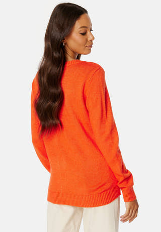 Viril O-neck L/S Knit Top