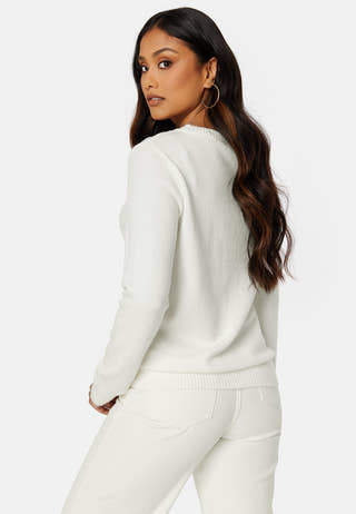 Viril O-neck L/S Knit Top