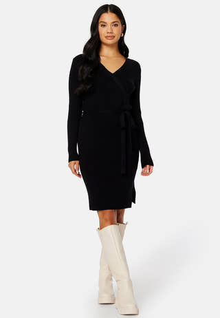 Ril Wrap L/S Knit Dress