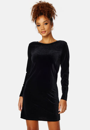 Velvo Deep Back L/S Dress