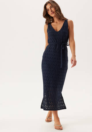Viamalina V-neck S/L MIDI DRES