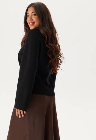 Vicassie O-neck L/S Knit Top