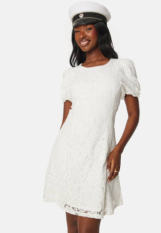 Vicava O-neck S/S Lace short dress