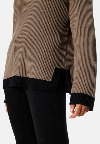 Viching L/S FunnelneckKnit Top