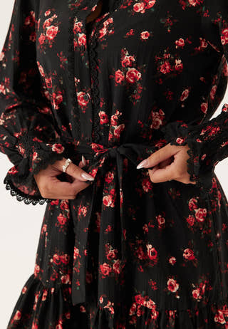 Viclo Rose Ls Shirt Dress