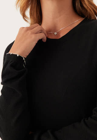 Vicomfy A-line O-neck Knit Dre