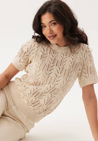 Vicotti S/S O-NECK KNIT TOP -