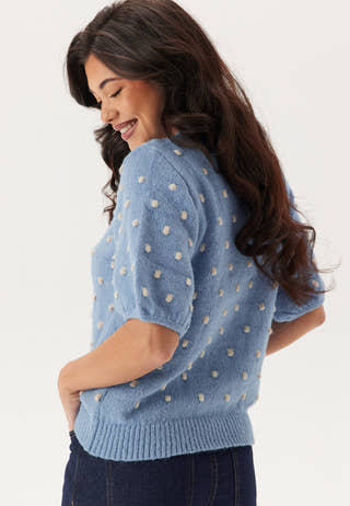 Vidottie 2/4 SLEEVE KNIT TOP S