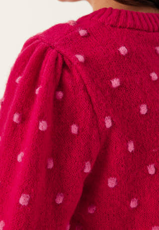 Vidottie L/S O-NECK KNIT TOP O