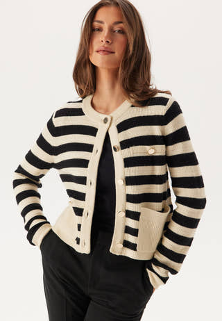Vidrea L/S O-Neck Knit Cardigan