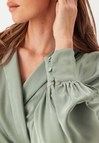 Vienna Ravenna L/S Ankle Wrap Dress