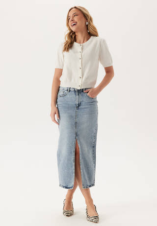 Vijaf Hw Midi Denim Skirt-noos