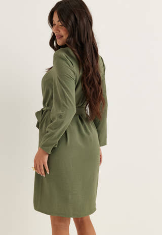 Vijosa 3/4 V-NECK DRESS
